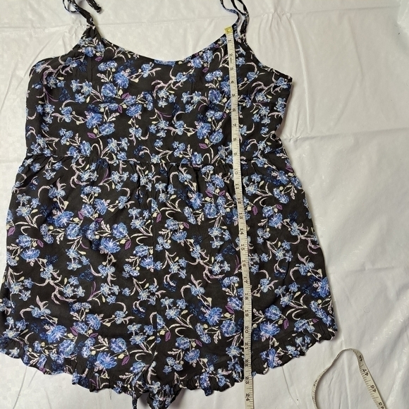 FREE People Floral Strappy Romper - Picture 7 of 9